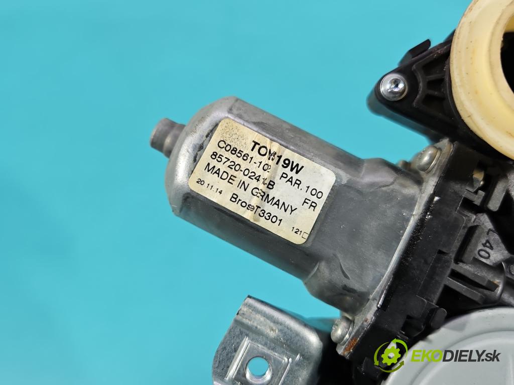 Toyota Auris II 2012-2018 1.8 hybrid 99 HP automatic 73 kW 1798 cm3 5- mechanizmus okna predné ľavý 85702-02020