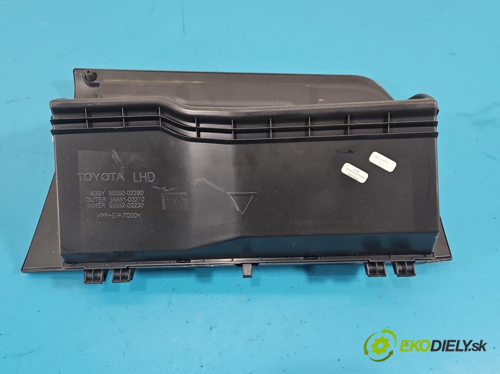 Toyota Auris II 2012-2018 1.8 hybrid 99 hp automatic 73 kW 1798 cm3 5- kastlík 55550-02290