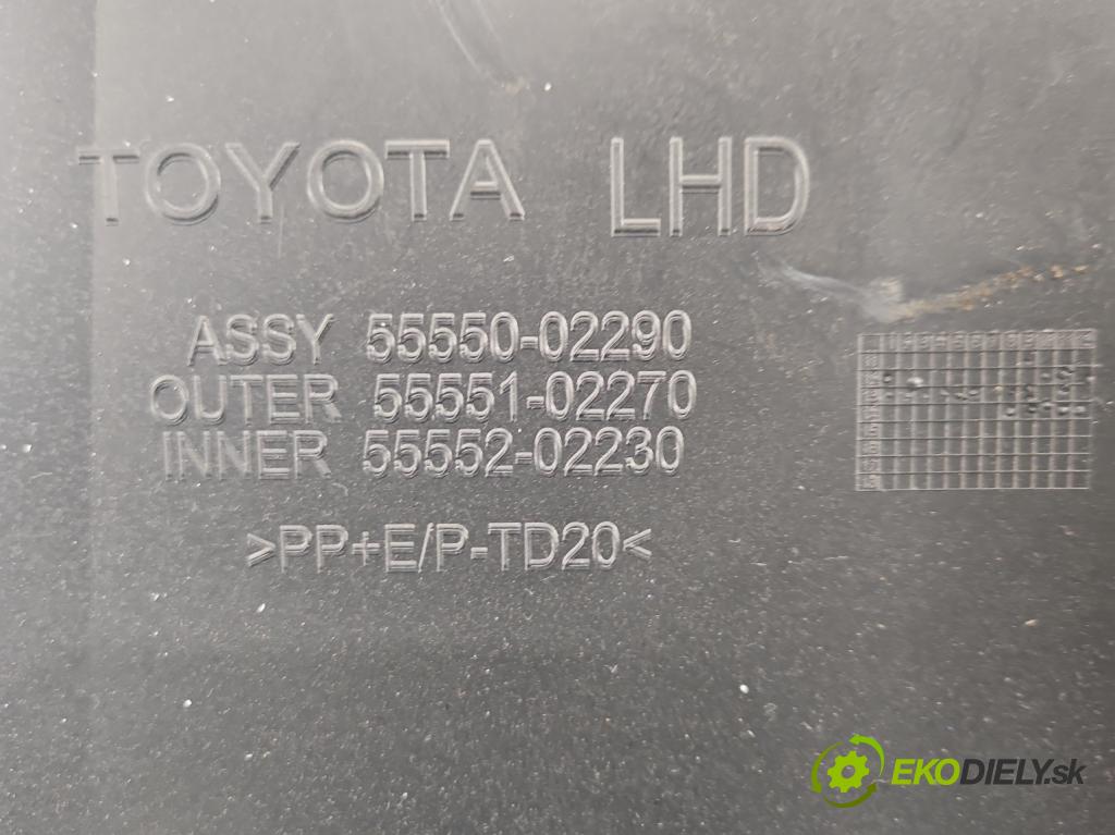 Toyota Auris II 2012-2018 1.8 hybrid 99 hp automatic 73 kW 1798 cm3 5- kastlík 55550-02290