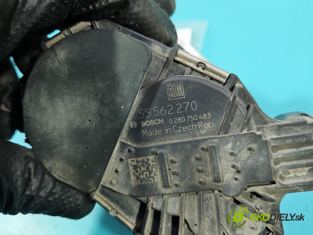 Opel Corsa E 2014-2019 1.4 16V 90 HP manual 66 kW 1398 cm3 5- klapka 55562270 (Škrtiaca klapka)