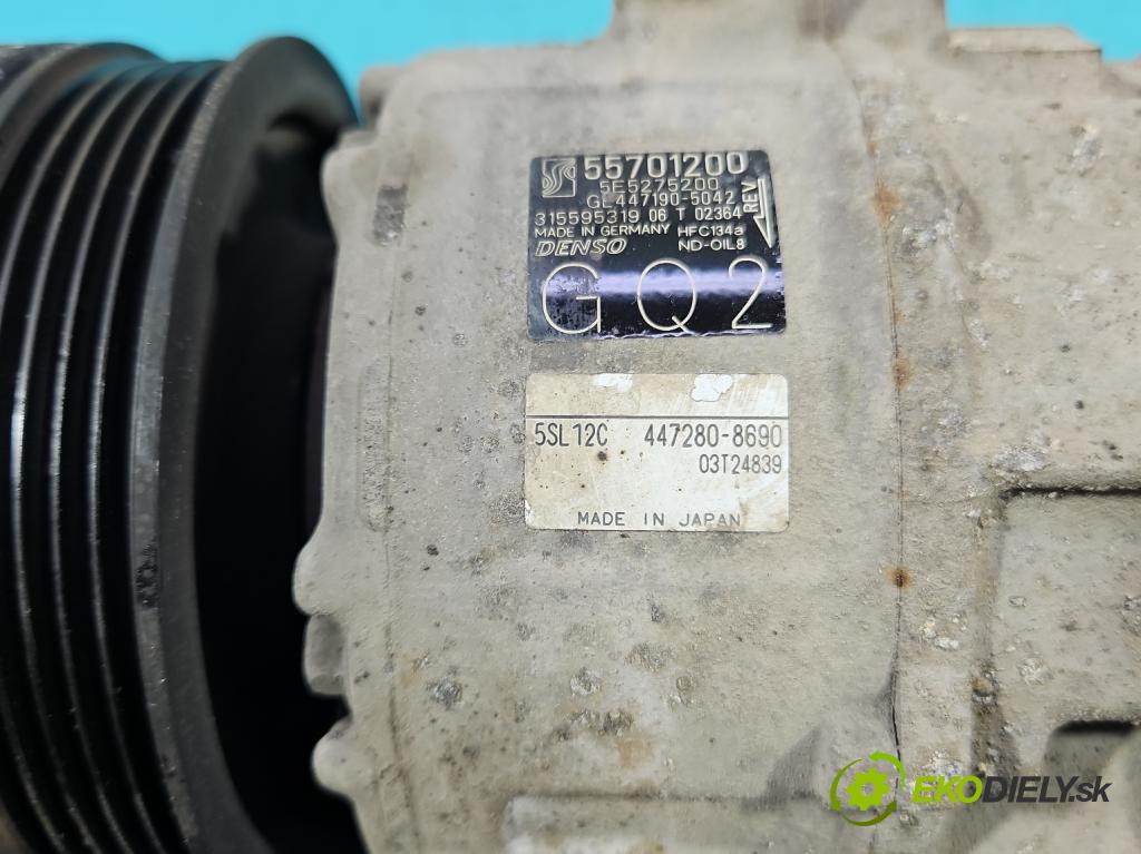 Opel Corsa E 2014-2019 1.4 16V 90 hp manual 66 kW 1398 cm3 5- Kompresor: klíma 55701200 (Kompresor klimatizace)