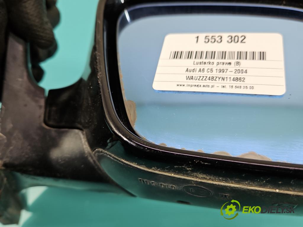Audi A6 C5 1997-2004 1.9 tdi 110 HP manual 81 kW 1896 cm3 4- zrkadlo pravé  (Kľučka dverí ostatné)
