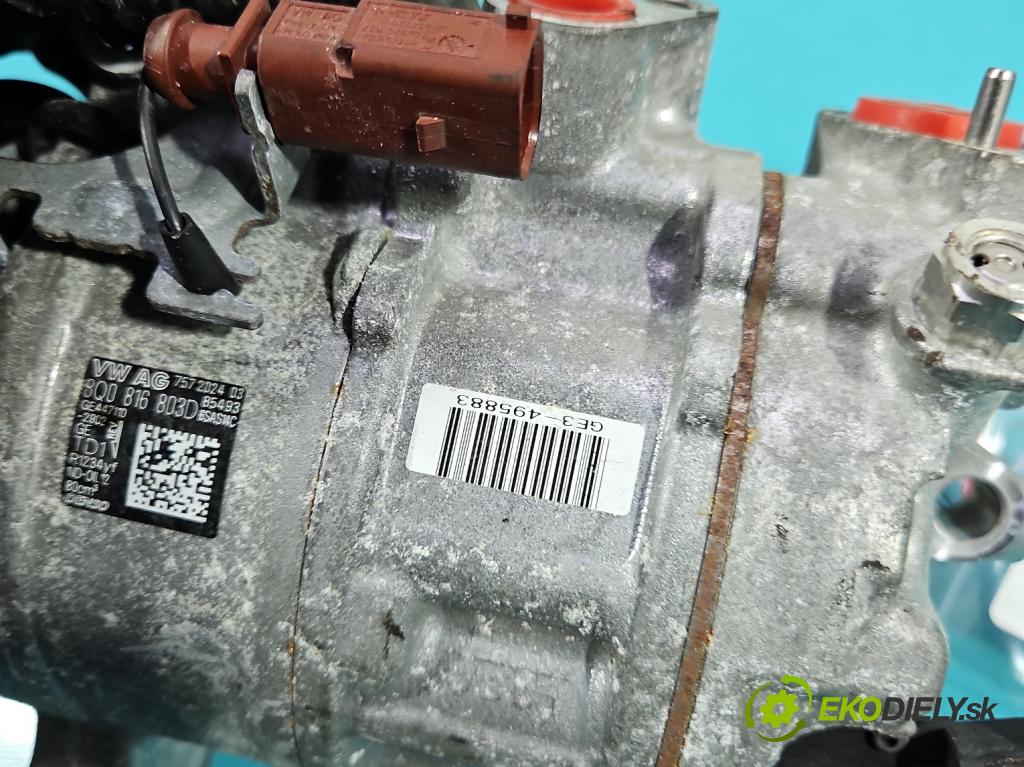 Skoda Superb III 2015-2024 2.0 tdi 150 hp automatic 110 kW 1968 cm3 5- Kompresor: klíma 3Q0816803D (Kompresor klimatizace)