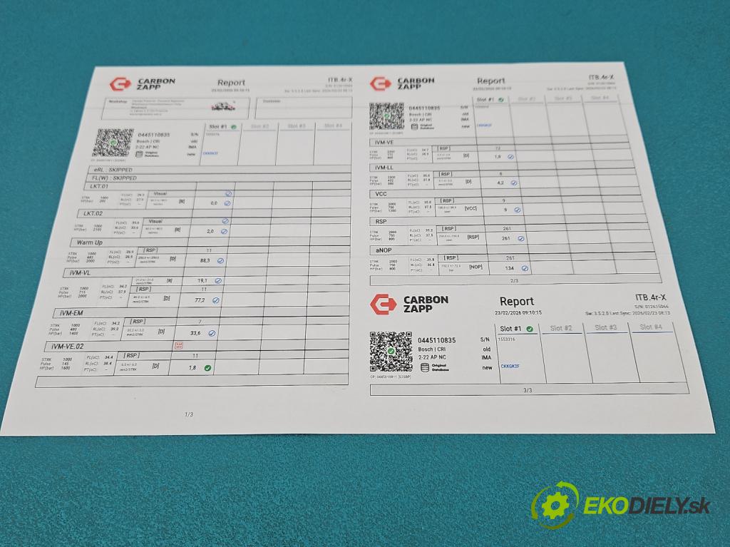 Skoda Superb III 2015-2024 2.0 tdi 150 HP automatic 110 kW 1968 cm3 5- vstrek 0445110835 (Vstrekovač paliva)