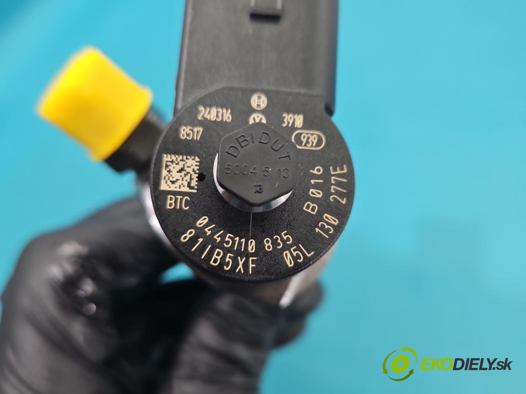 Skoda Superb III 2015-2024 2.0 tdi 150 hp automatic 110 kW 1968 cm3 5- vstřikovač 0445110835 (Vstřikovač paliva)