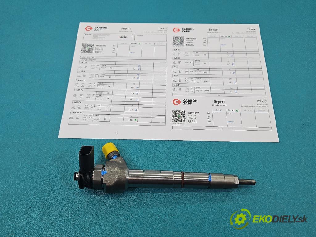 Skoda Superb III 2015-2024 2.0 tdi 150 hp automatic 110 kW 1968 cm3 5- vstřikovač 0445110835 (Vstřikovač paliva)