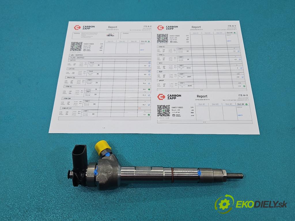 Skoda Superb III 2015-2024 2.0 tdi 150 hp automatic 110 kW 1968 cm3 5- vstřikovač 0445110835 (Vstřikovač paliva)