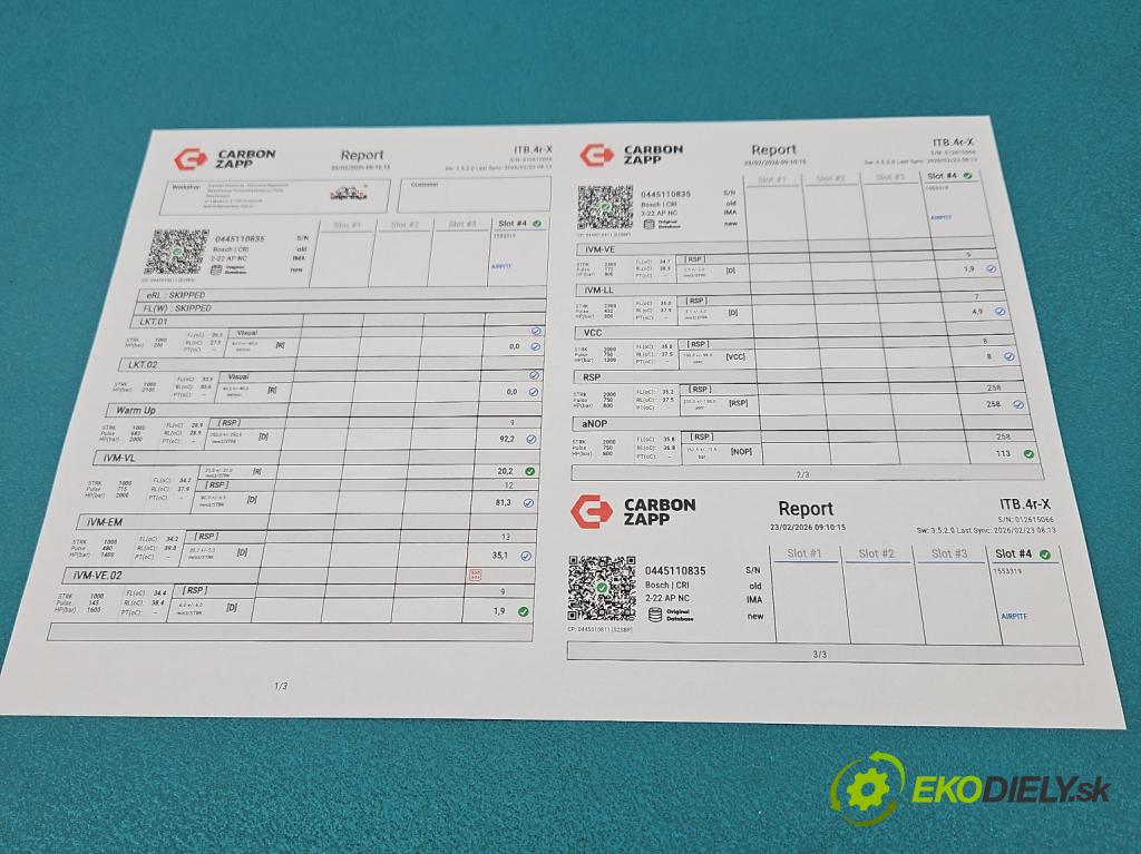 Skoda Superb III 2015-2024 2.0 tdi 150 HP automatic 110 kW 1968 cm3 5- vstrek 0445110835 (Vstrekovač paliva)