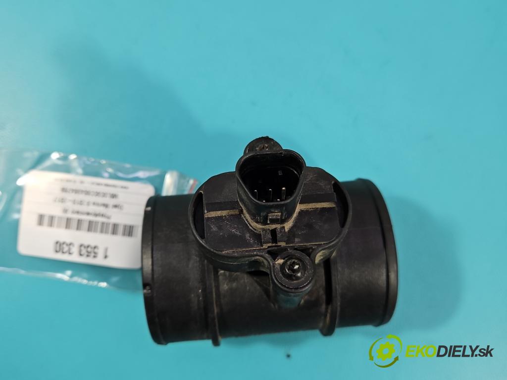 Opel Meriva B 2010-2017 1.4 16V 101 HP manual 74 kW 1398 cm3 5- průtokoměr: 13307079 (Váha vzduchu)