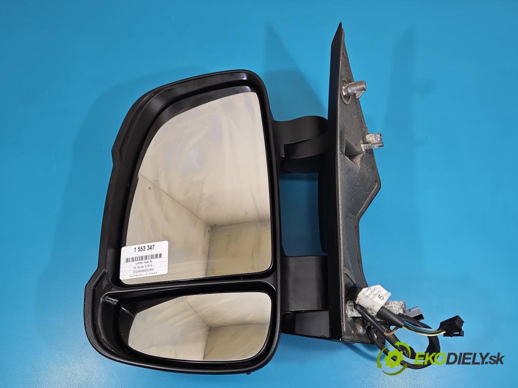 Fiat Ducato IV 2014- 2.3 jtd 131 HP manual 96 kW 2287 cm3 5- zrkadlo ľavé  (Kľučka dverí ostatné)