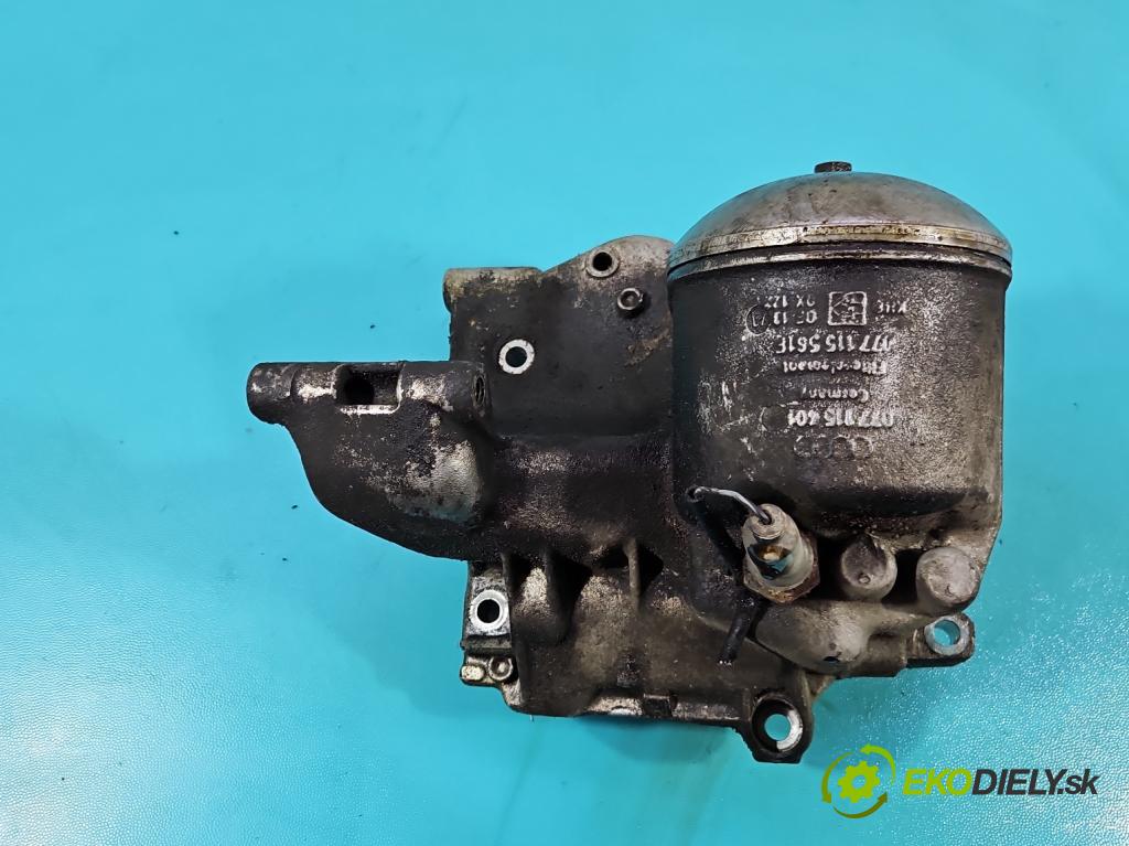 Audi A8 D2 1994-2002 3.7 V8 230 HP automatic 169 kW 3697 cm3 4- Základ: filtra oleja: 077115561F (Obal olejového filtra)