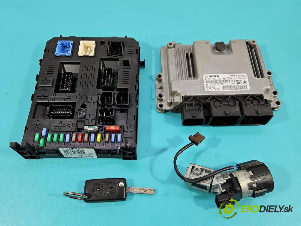 Peugeot 5008 I 2009-2017 1.6 16V 120 HP manual 88 kW 1598 cm3 5- riadiaca jednotka motora 0261S06472