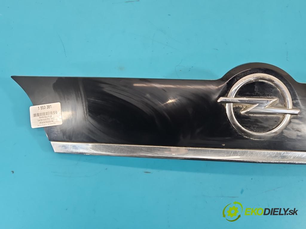 Opel Meriva B 2010-2017 1.4 16V 101 HP manual 74 kW 1398 cm3 5- rukoväť kufrové dvere zadné 9895M0010