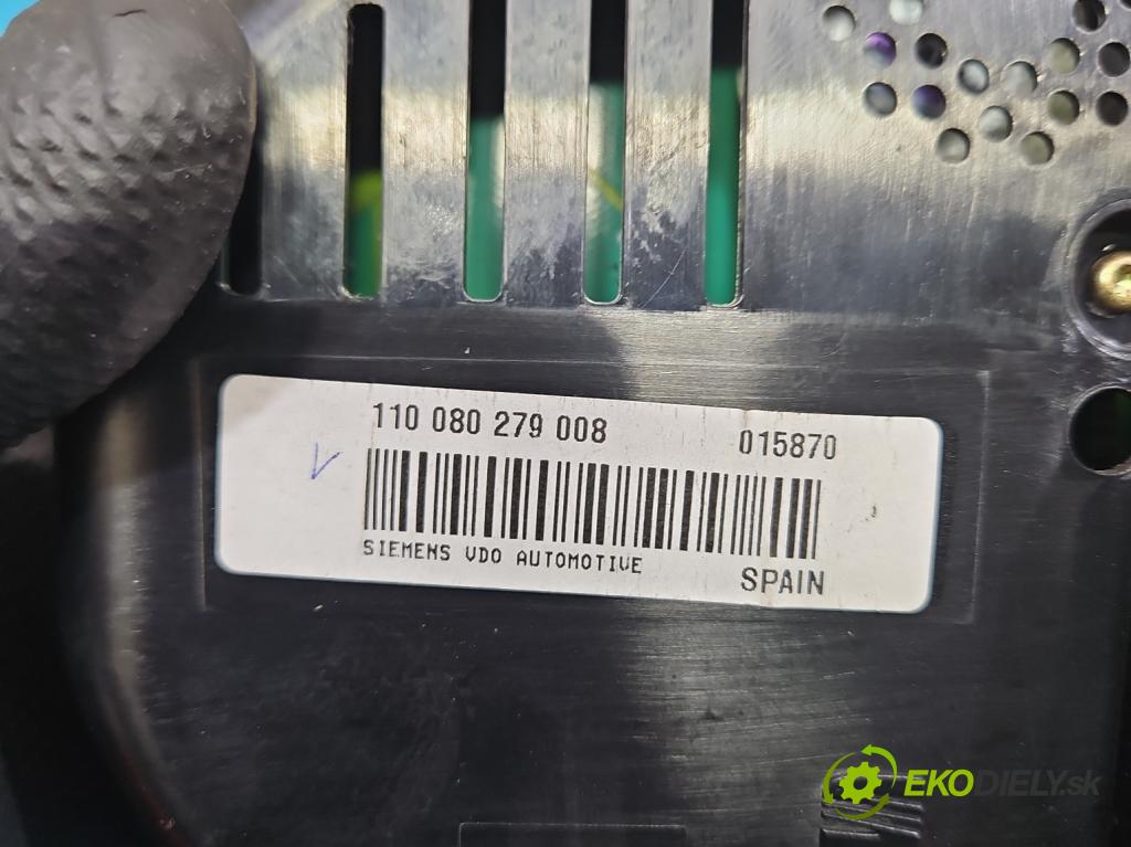 Seat Altea 1.6b 102 HP manual 75 kW 1595 cm3 5- prístrojovka/ budíky 5P0920804A (Prístrojová doska)