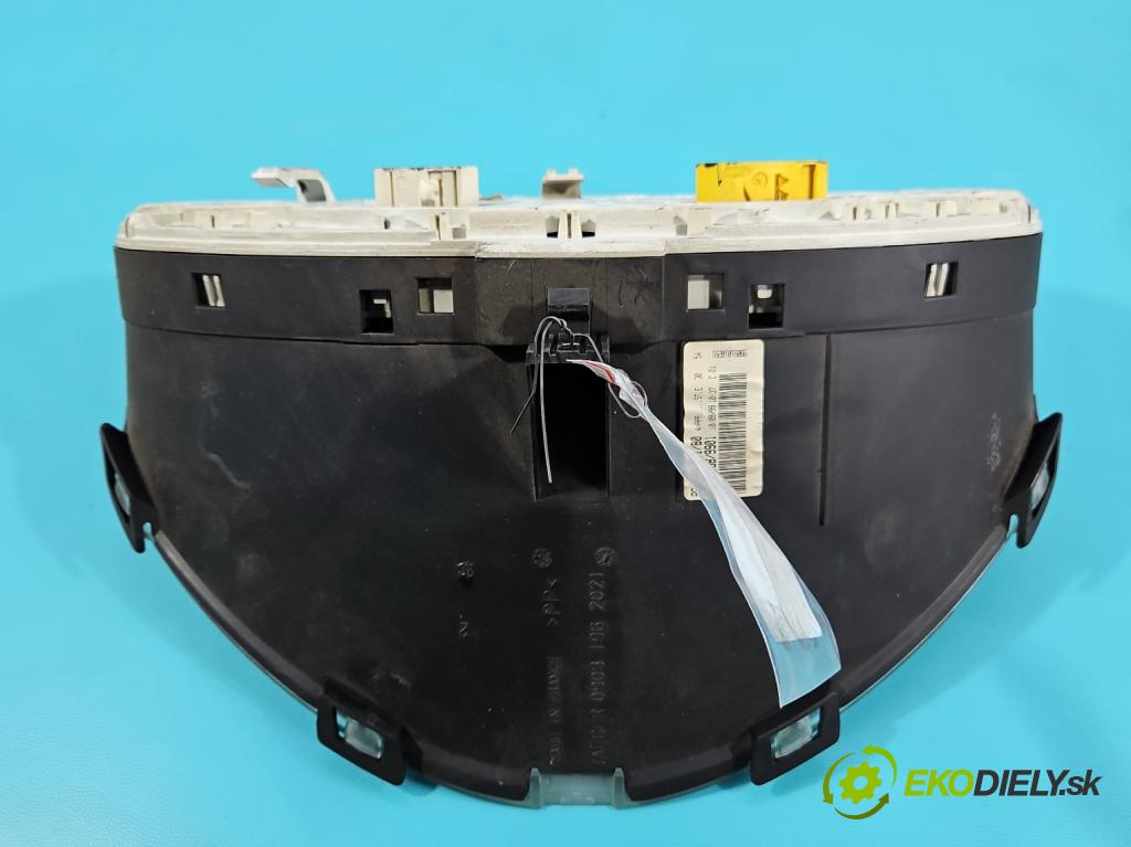 Peugeot 206 1.1 8V 60 HP manual 44 kW 1124 cm3 5- prístrojovka/ budíky 9634961180 (Prístrojová doska)