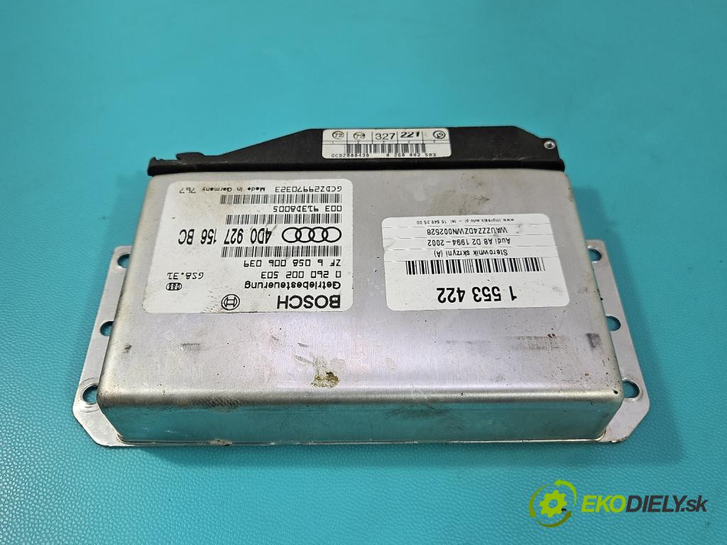 Audi A8 D2 1994-2002 3.7 V8 230 HP automatic 169 kW 3697 cm3 4- riadiaca jednotka skřie: 0260002503