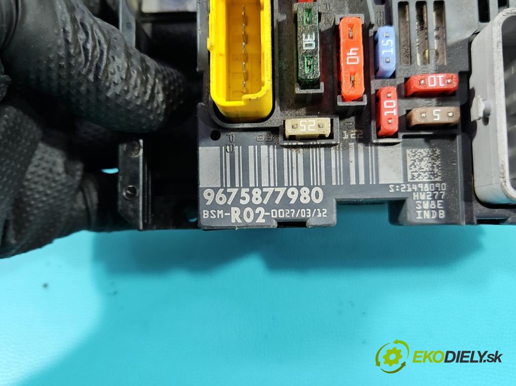 Peugeot 5008 I 2009-2017 1.6 16V 120 HP manual 88 kW 1598 cm3 5- riadiaca jednotka ostatné 9675877980