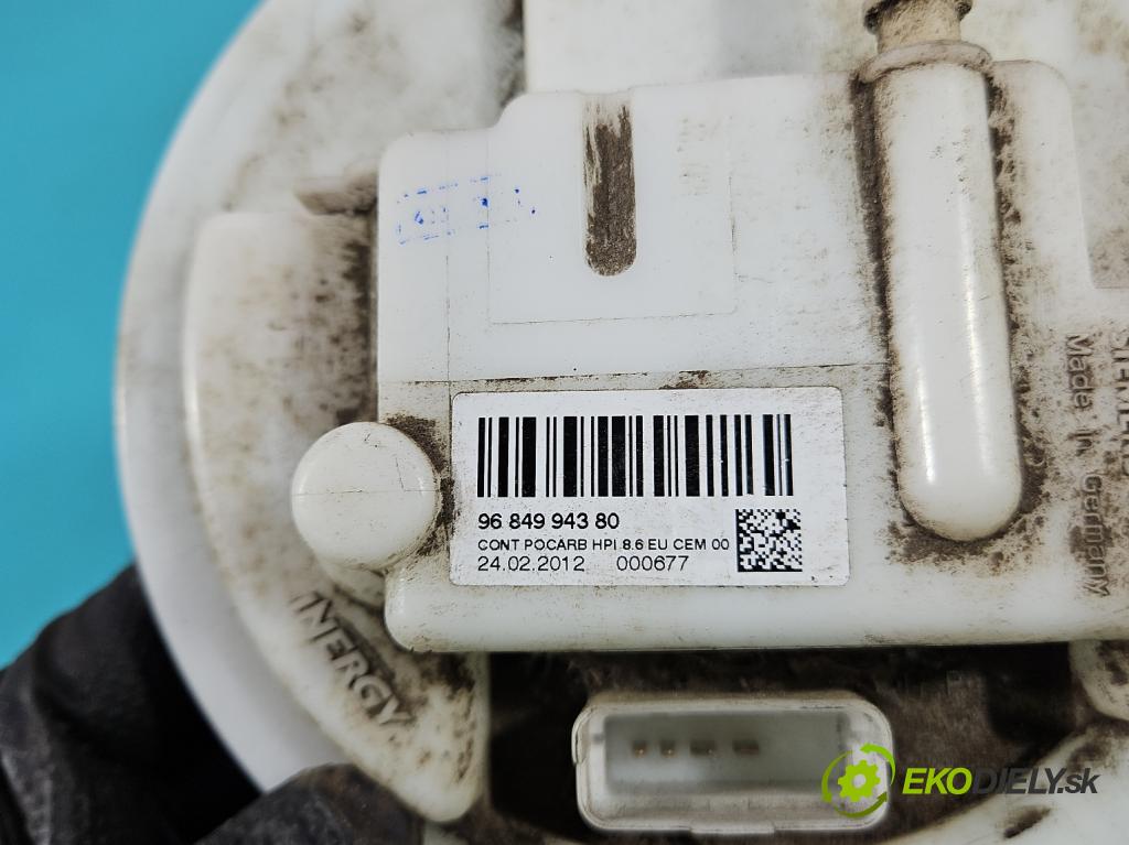 Peugeot 5008 I 2009-2017 1.6 16V 120 HP manual 88 kW 1598 cm3 5- čerpadlo palivo 9684994380