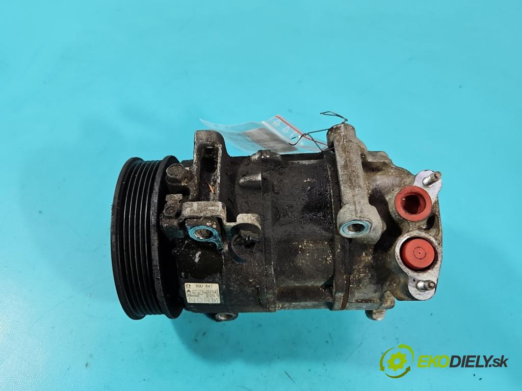 Peugeot 5008 I 2009-2017 1.6 16V 120 hp manual 88 kW 1598 cm3 5- Kompresor: klíma 447150-1740 (Kompresor klimatizace)