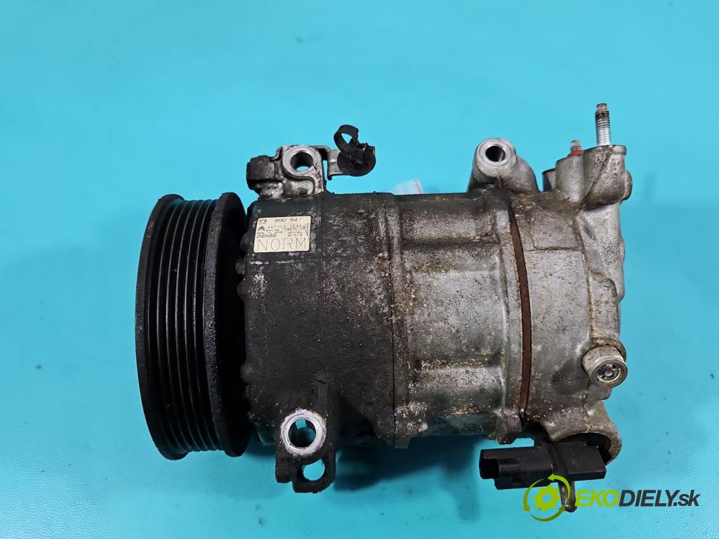 Peugeot 5008 I 2009-2017 1.6 16V 120 hp manual 88 kW 1598 cm3 5- Kompresor: klíma 447150-1740 (Kompresor klimatizace)