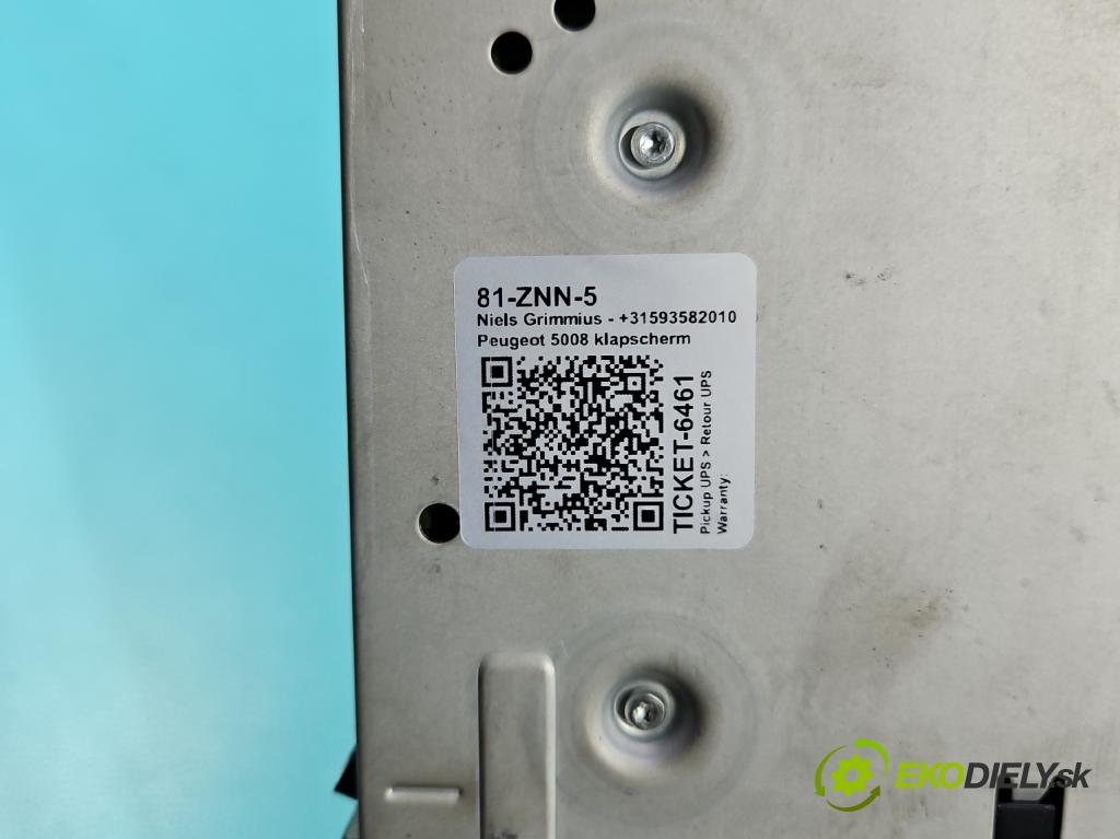Peugeot 5008 I 2009-2017 1.6 16V 120 HP manual 88 kW 1598 cm3 5- Radio originál 98016550XT