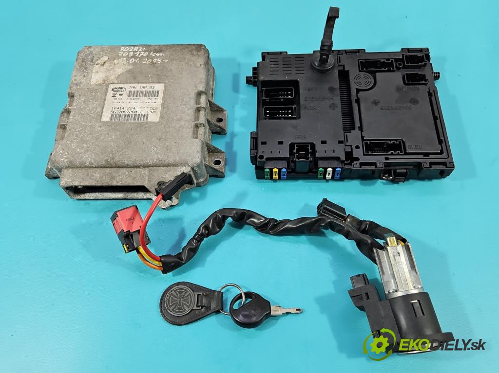 Peugeot 206 1.1 8V 60 HP manual 44 kW 1124 cm3 5- riadiaca jednotka motora IAW 1AP.83