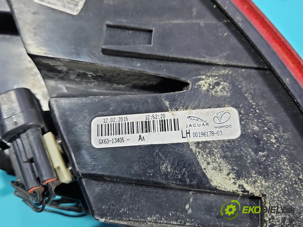 Jaguar XF II X260 2015- 3.0 V6 340KM: automatic 250 kW 2995 cm3 4- svetlo / reflektor zadné ľavé GX63-13405-AA (Kľučka dverí ostatné)