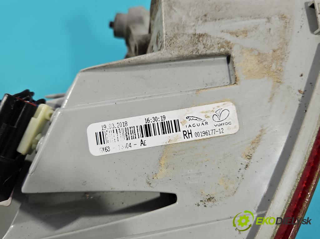 Jaguar XF II X260 2015- 3.0 V6 340KM: automatic 250 kW 2995 cm3 4- svetlo / reflektor zadné pravé GX63-13404-AE (Kľučka dverí ostatné)