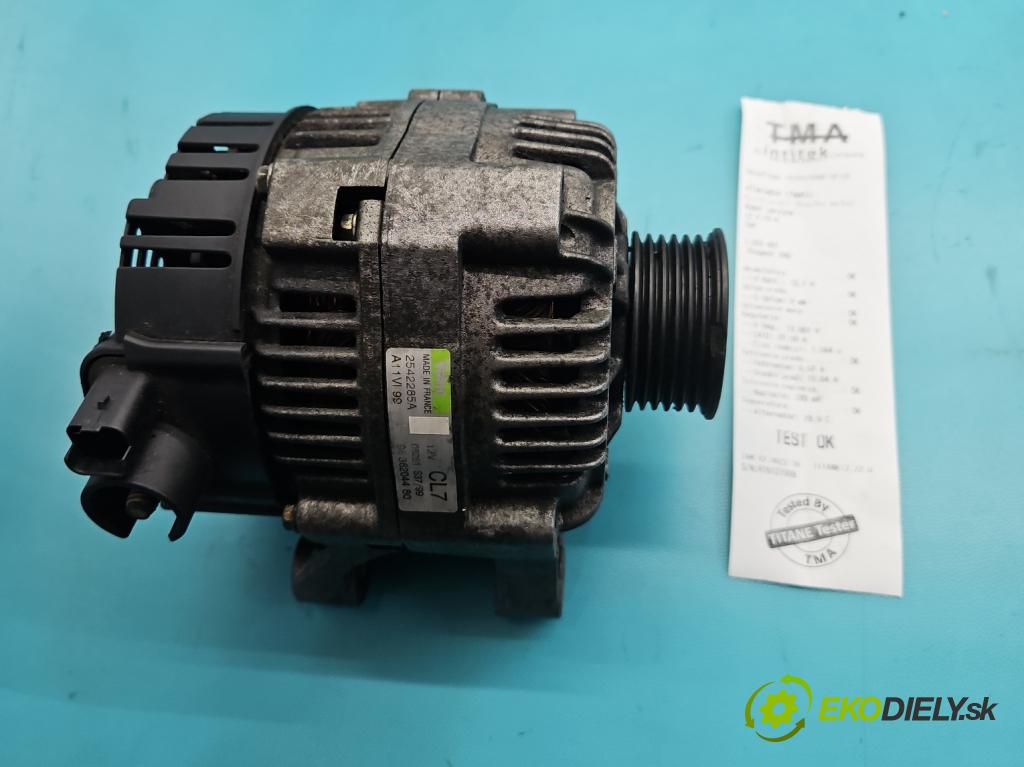 Peugeot 206 1.1 8V 60 HP manual 44 kW 1124 cm3 5- Alternator 9636204480 (Alternátor)