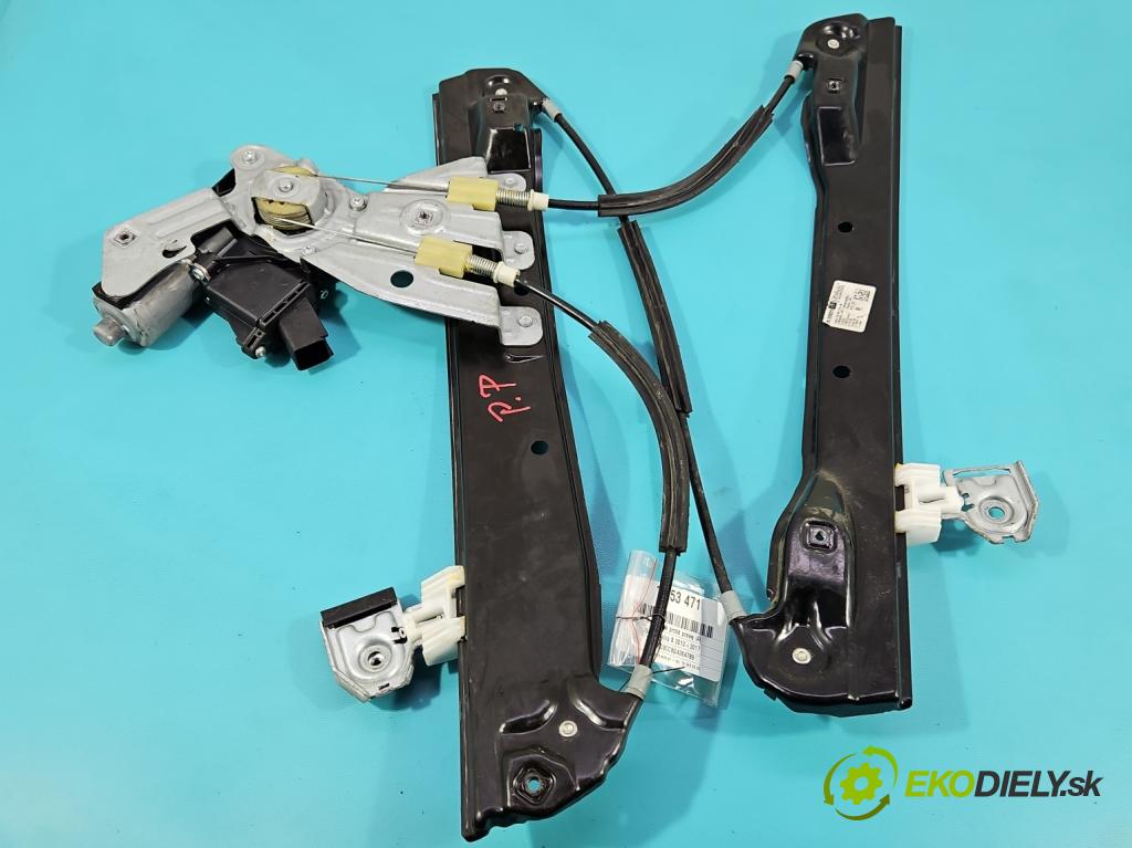 Opel Meriva B 2010-2017 1.4 16V 101 HP manual 74 kW 1398 cm3 5- mechanizmus okna predné pravý 13354548