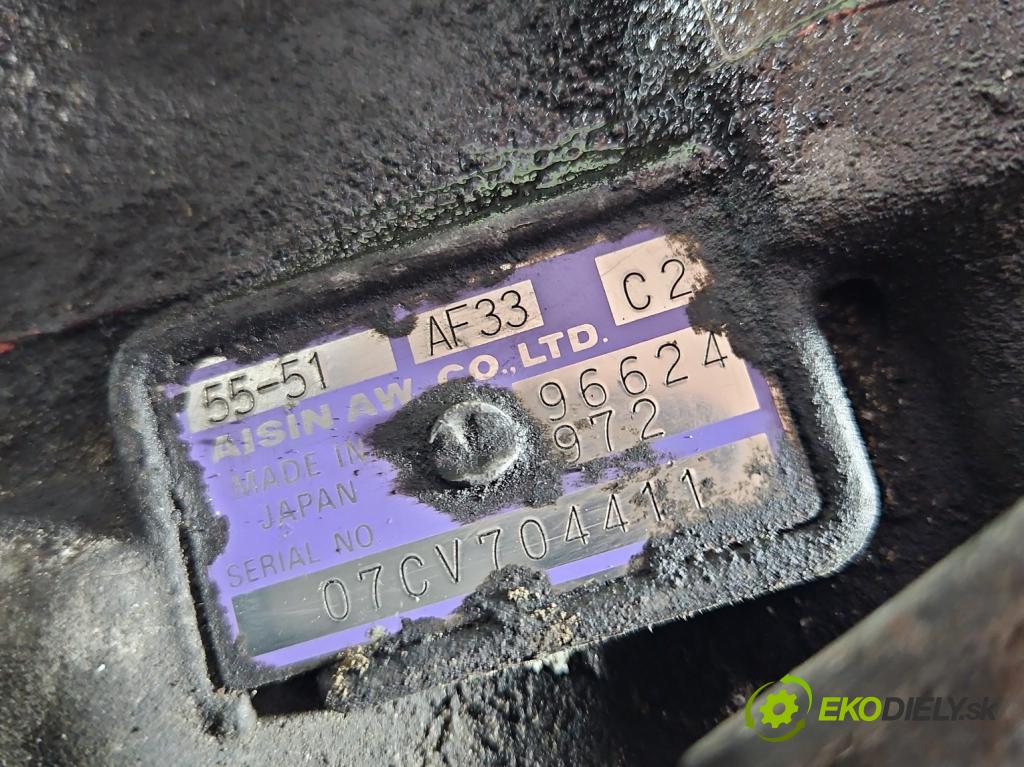 Opel Antara 2006-2015 2.0 cdti 150 hp automatic 110 kW 1991 cm3 5- převodovka stupňová automat 55-51