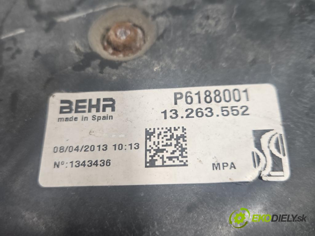 Opel Corsa E 2014-2019 1.4 16V 90 HP manual 66 kW 1398 cm3 5- Ventilátor chladiča P6188001
