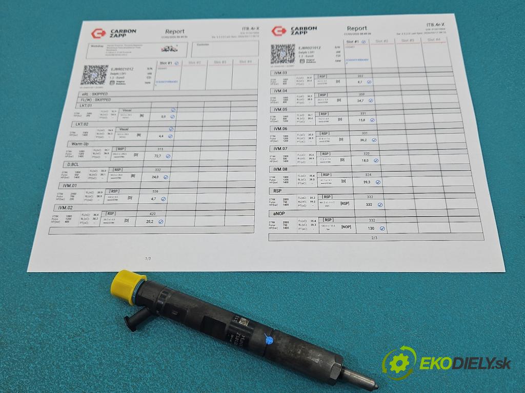 Renault Clio II 1998-2012 1.5 dci 65 HP manual 48 kW 1461 cm3 5- vstrek EJBR02101Z (Vstrekovač paliva)