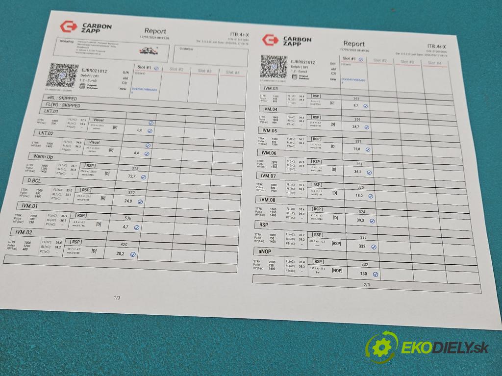 Renault Clio II 1998-2012 1.5 dci 65 hp manual 48 kW 1461 cm3 5- vstřikovač EJBR02101Z (Vstřikovač paliva)
