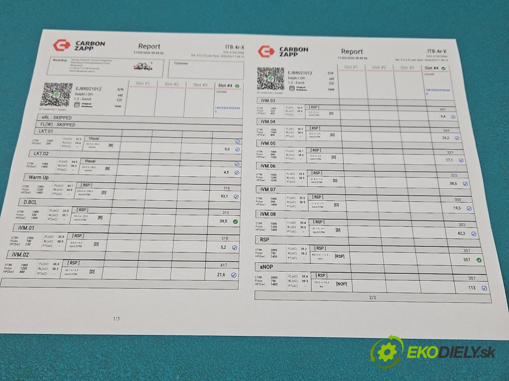 Renault Clio II 1998-2012 1.5 dci 65 hp manual 48 kW 1461 cm3 5- vstřikovač EJBR02101Z (Vstřikovač paliva)