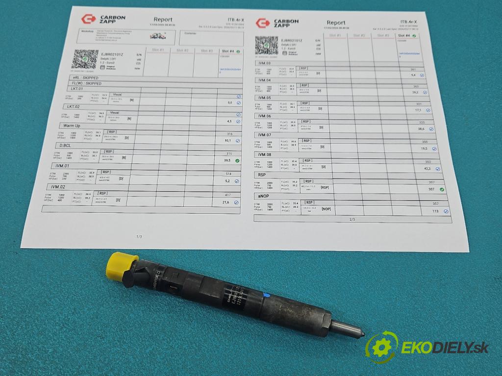 Renault Clio II 1998-2012 1.5 dci 65 HP manual 48 kW 1461 cm3 5- vstrek EJBR02101Z (Vstrekovač paliva)