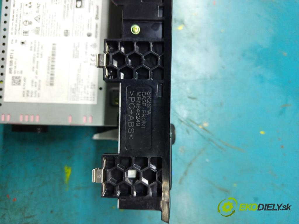 Skoda Fabia III 2014- 2021 1.0 TSI 95 HP manual 70 kW 999 cm3 5- Radio originál 6V0035871J