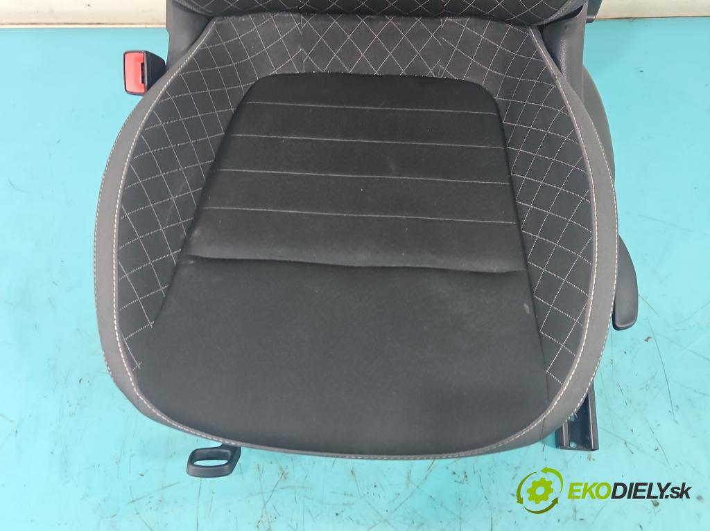 Skoda Fabia III 2014- 2021 1.0 TSI 95 hp manual 70 kW 999 cm3 5- Sedadlo levý  (Sedadlo)