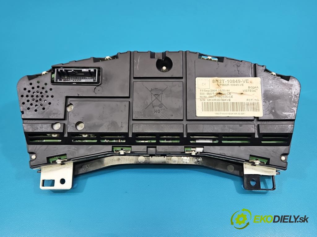 Ford S-max I 2006-2015 2.2 tdci 175 HP manual 129 kW 2179 cm3 5- prístrojovka/ budíky 8M2T-10849-VE (Prístrojová doska)