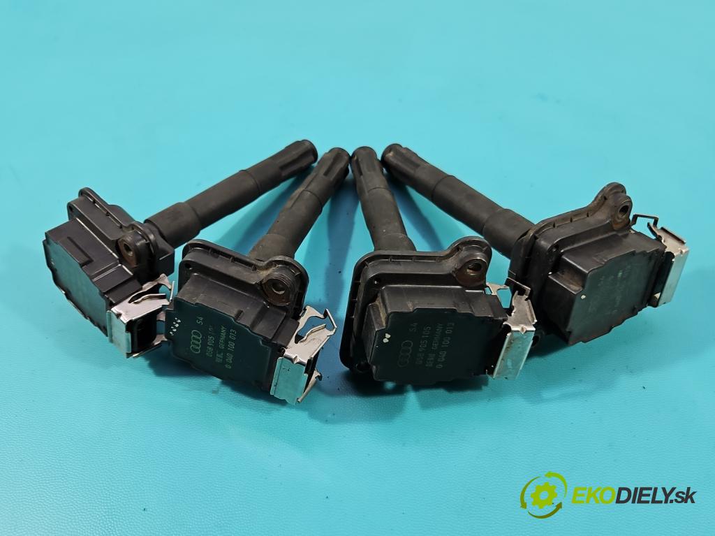 Audi A8 D2 1994-2002 3.7 V8 230 hp automatic 169 kW 3697 cm3 4- cívka zapalovací 058905105 (Zážehová cívka)