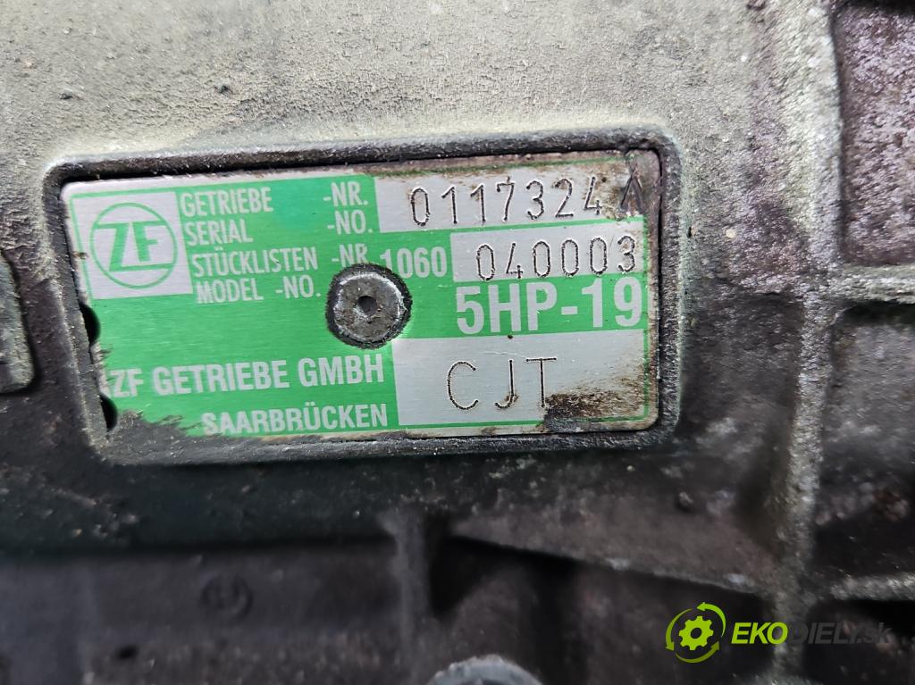 Audi A8 D2 1994-2002 3.7 V8 230 hp automatic 169 kW 3697 cm3 4- převodovka stupňová automat CJT