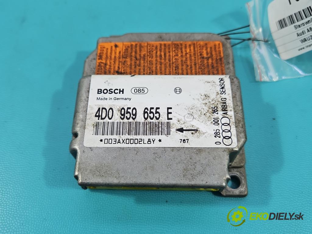 Audi A8 D2 1994-2002 3.7 V8 230 HP automatic 169 kW 3697 cm3 4- riadiaca jednotka vankúše: 4D0959655E
