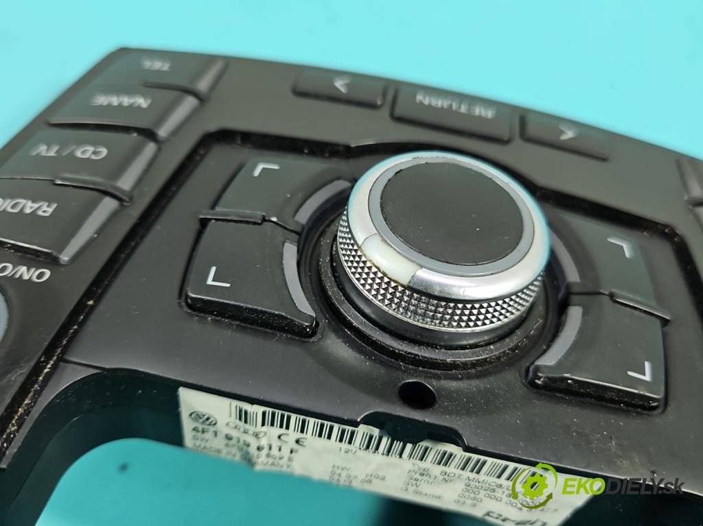 Audi A6 C6 2004-2011 3.0 tdi 232KM automatic 171 kW 2967 cm3 5- prepínač rádio: navigácie 4F1919611F