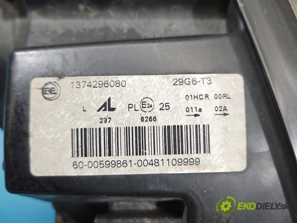 Fiat Ducato IV 2014- 2.3 jtd 131 HP manual 96 kW 2287 cm3 5- Reflektor: ľavý 1374296080 (Kľučka dverí ostatné)