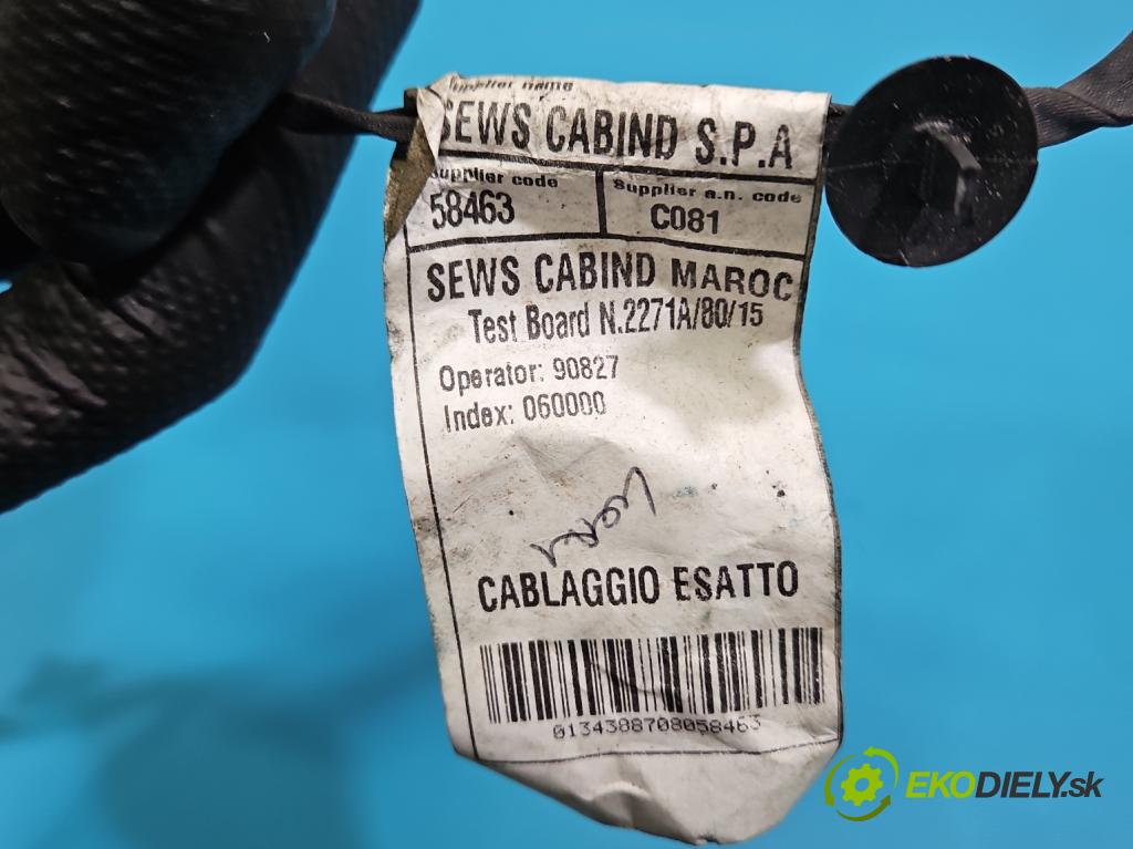 Fiat Ducato IV 2014- 2.3 jtd 131 HP manual 96 kW 2287 cm3 5- Zväzok: dvere zadné vľavo: 01343887080