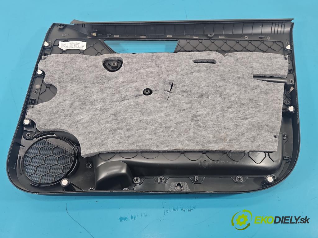 Skoda Fabia III 2014- 2021 1.0 TSI 95 HP manual 70 kW 999 cm3 5- Čalounictví: dvere predné ľavé 6V1867013K