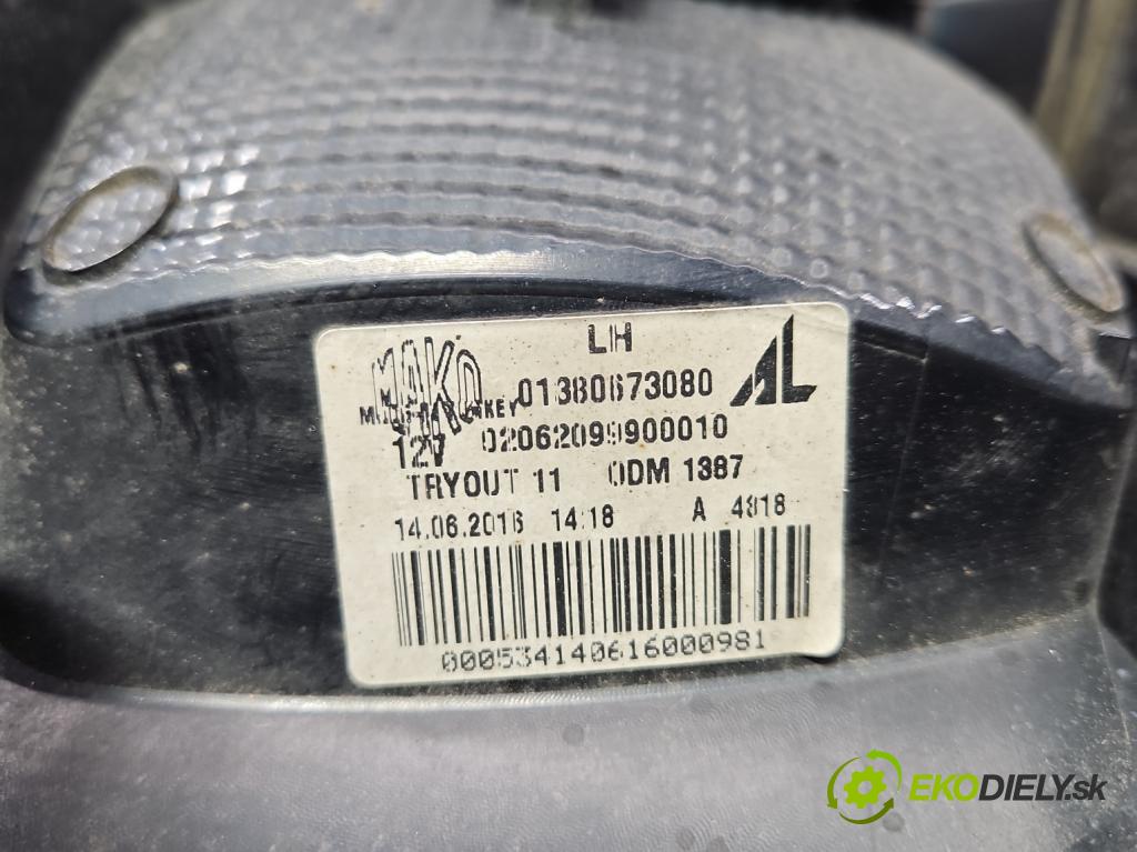 Fiat Ducato IV 2014- 2.3 jtd 131 HP manual 96 kW 2287 cm3 5- svetlo / reflektor zadné ľavé 01380673080 (Kľučka dverí ostatné)