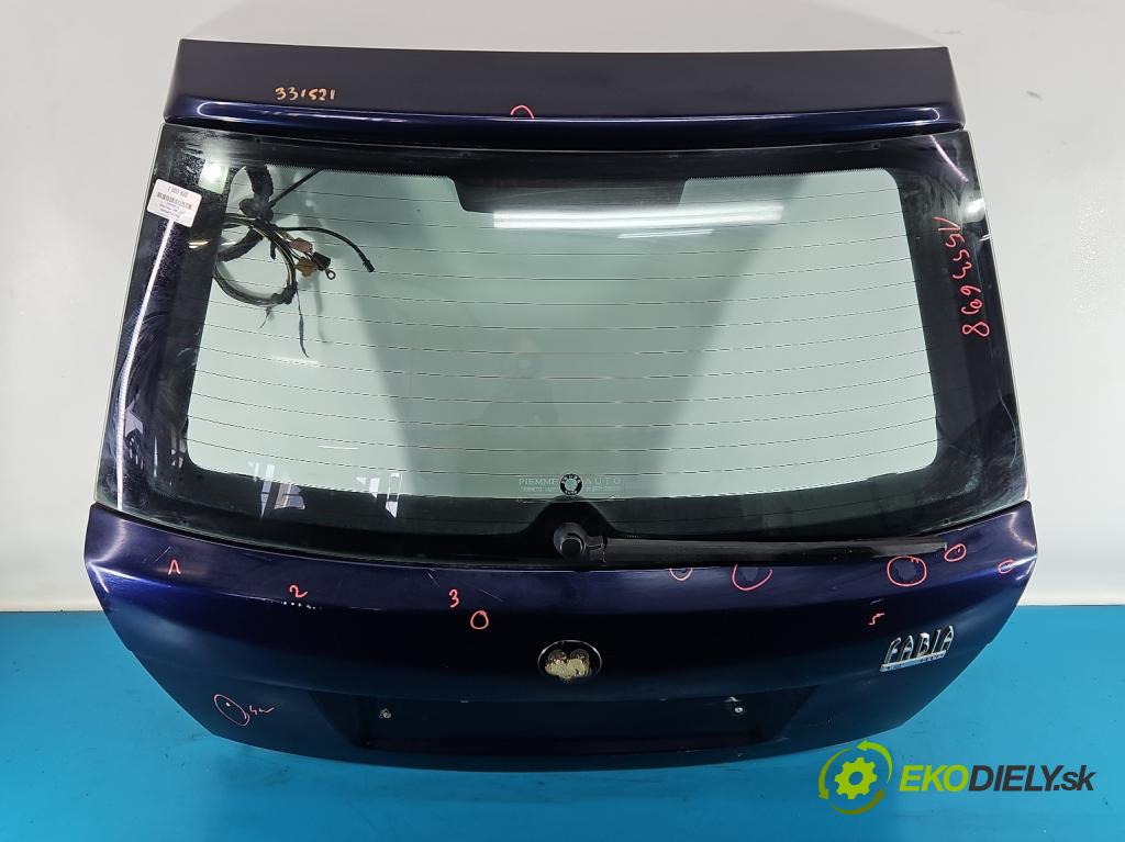 Skoda Fabia I 1999-2007 1.2 6V 54 hp manual 40 kW 1198 cm3 5- zadní kufrové dveře  (Zadní kapota (kufr))