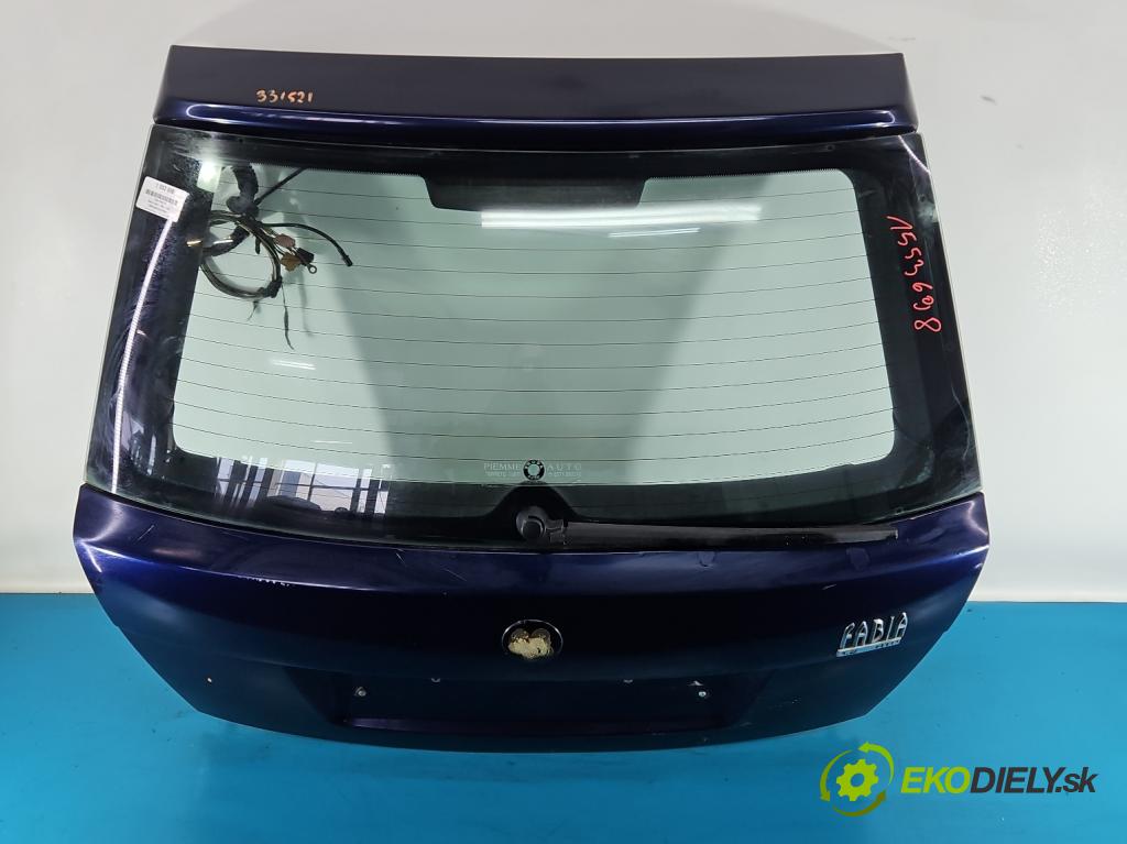 Skoda Fabia I 1999-2007 1.2 6V 54 hp manual 40 kW 1198 cm3 5- zadní kufrové dveře  (Zadní kapota (kufr))