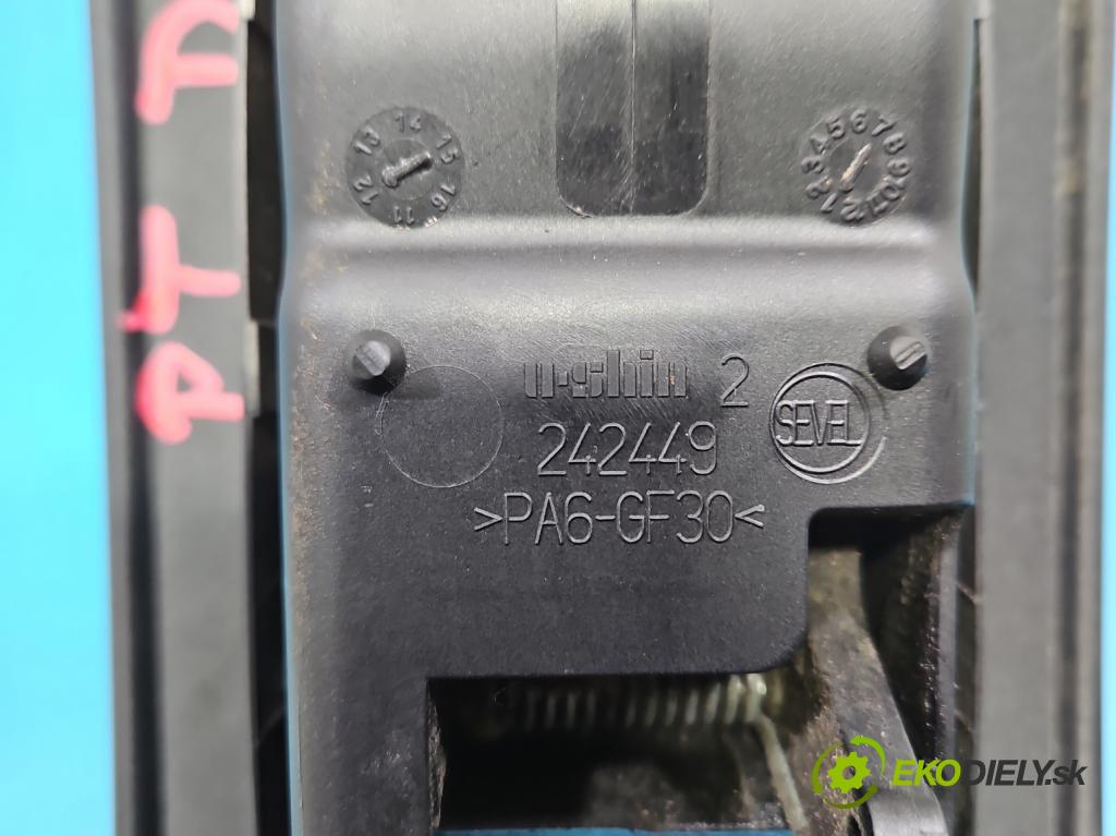 Fiat Ducato IV 2014- 2.3 jtd 131 hp manual 96 kW 2287 cm3 5- klika uvnitř: zadní pravé 242449 (Klika dveří ostatní)